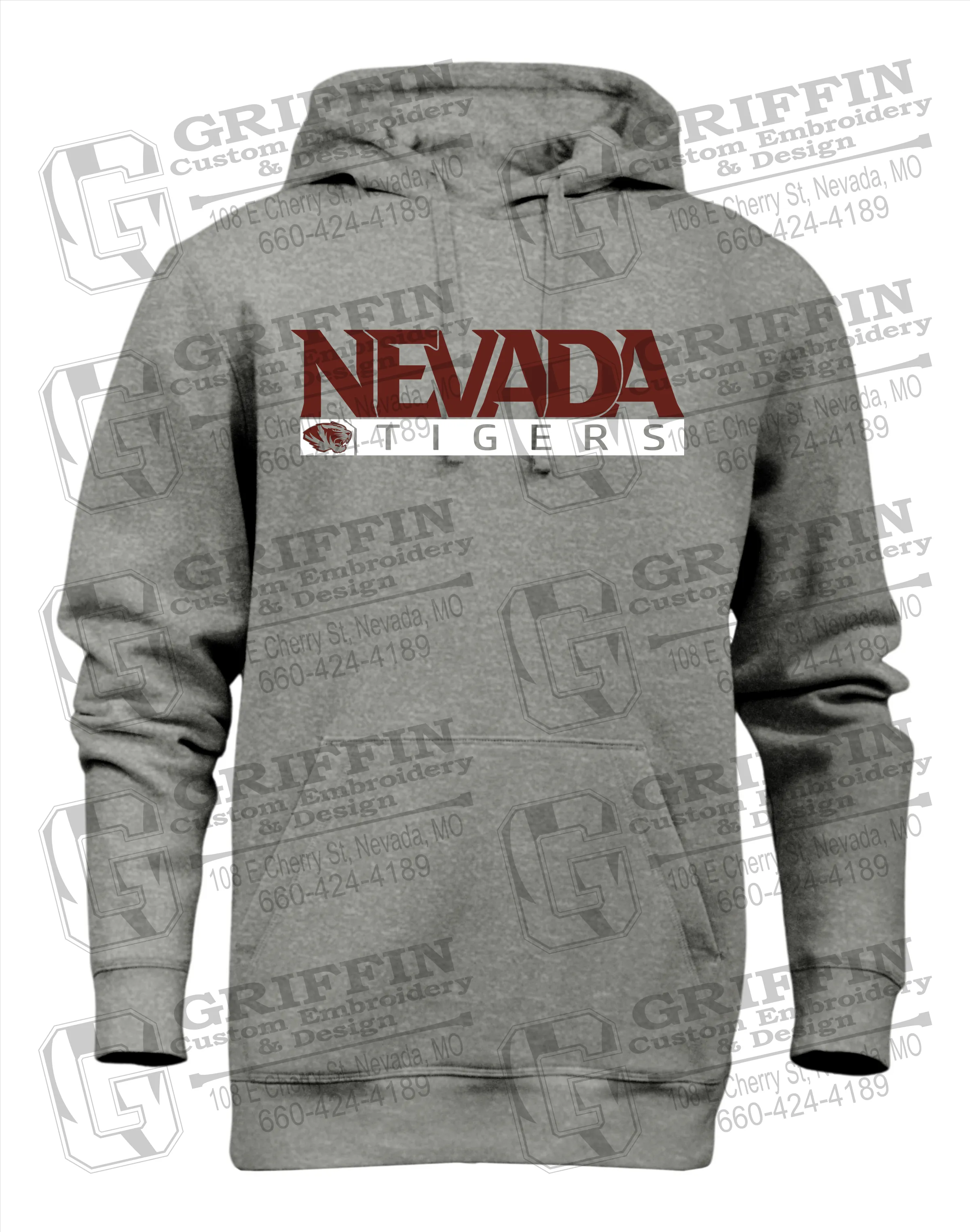 Heavyweight Fleece Hoodie - Nevada Tigers 22-G