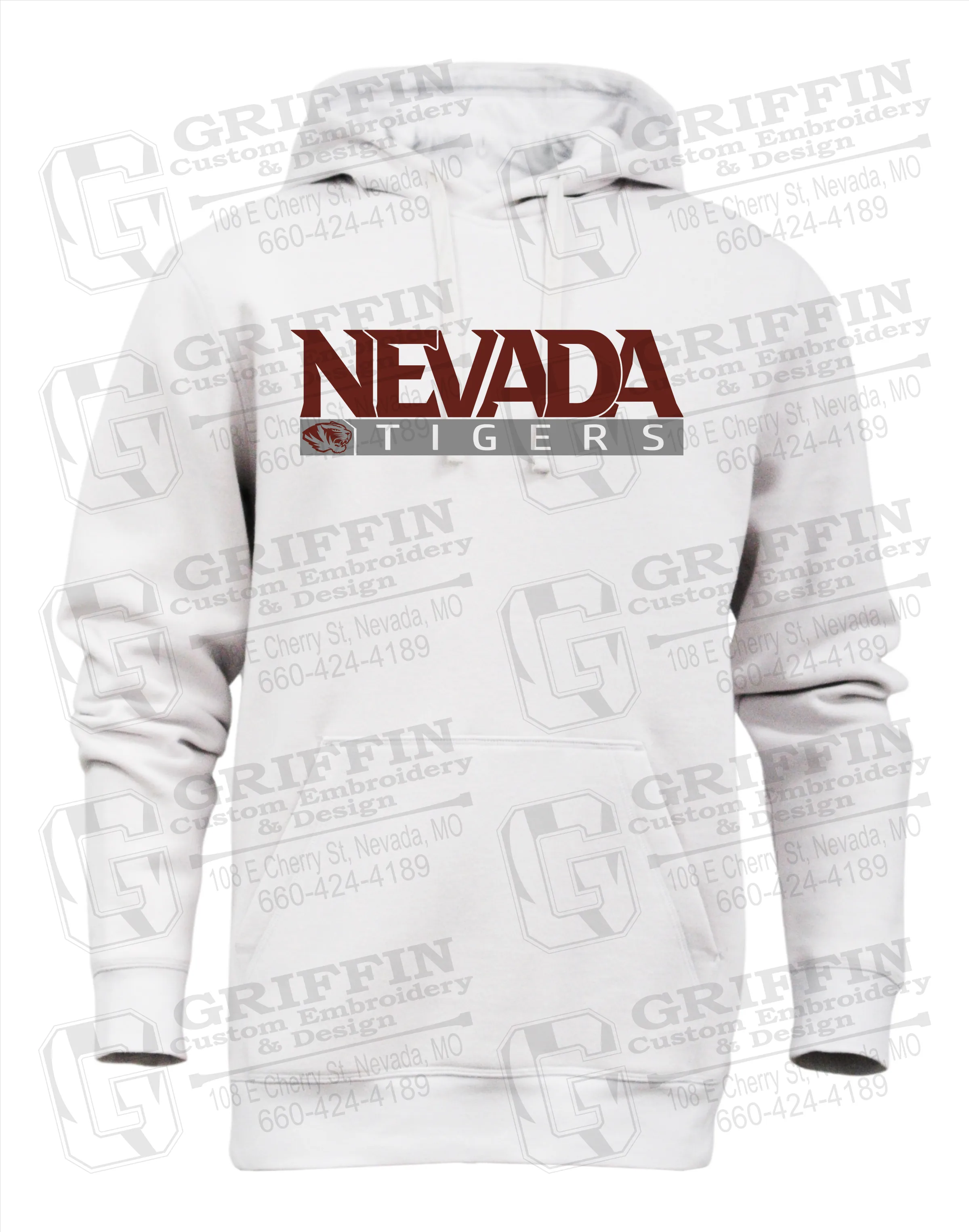 Heavyweight Fleece Hoodie - Nevada Tigers 22-G