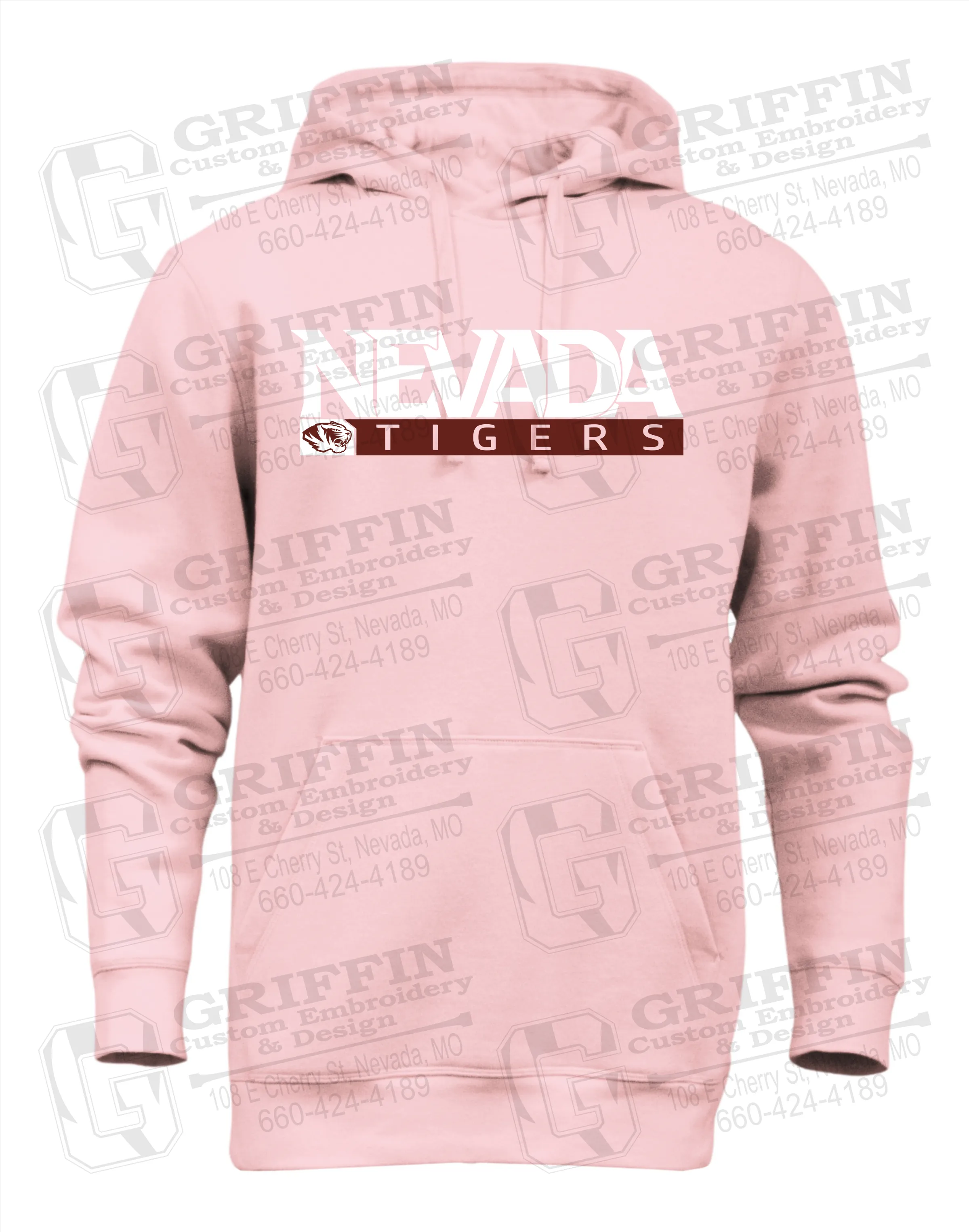 Heavyweight Fleece Hoodie - Nevada Tigers 22-G