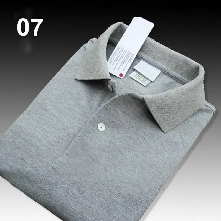 High Quality Crocodile Polo Shirt Men Solid Cotton Shorts Polo Summer Casual Polo Homme T-shirts Mens Polos Shirts Poloshirt SS01