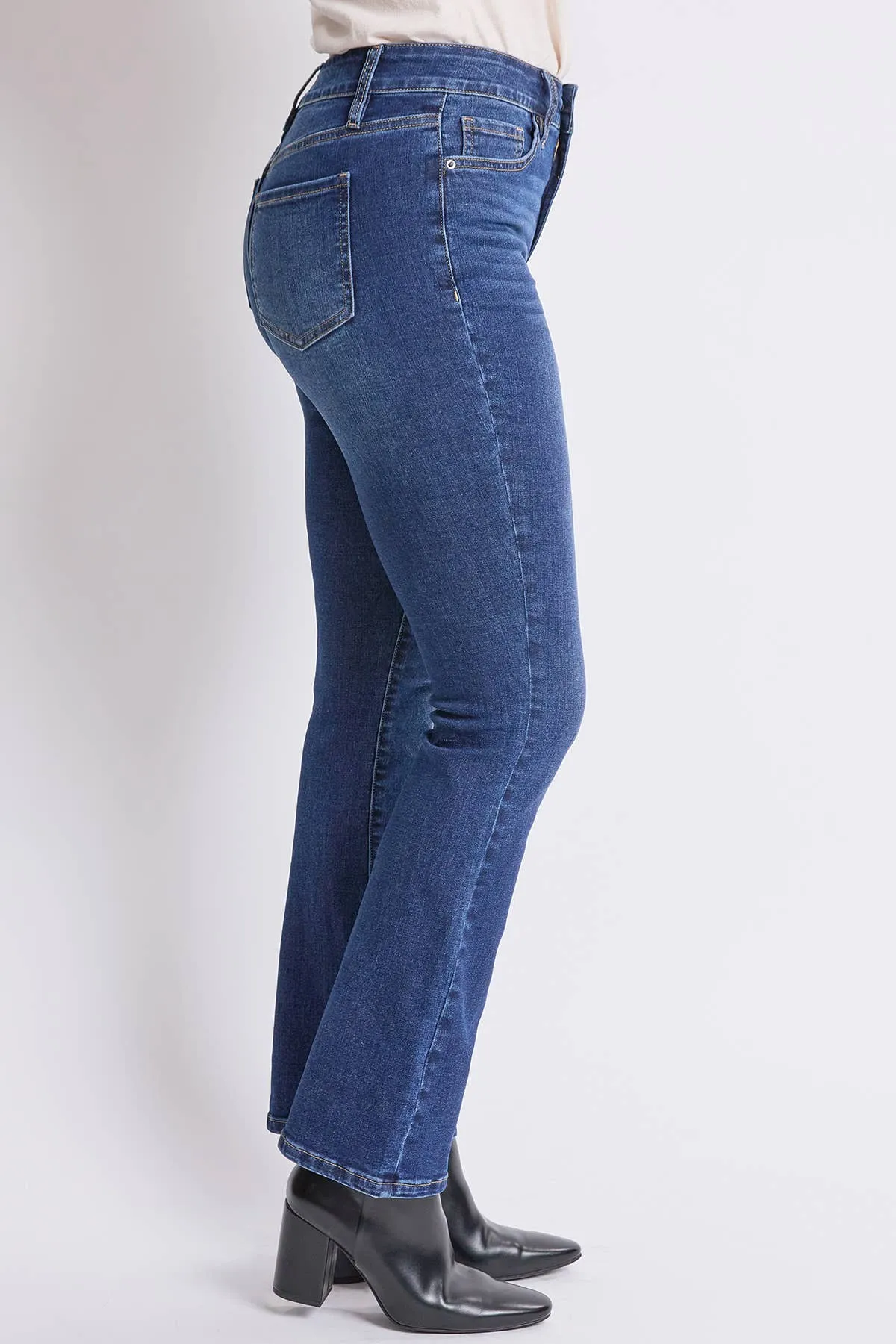 High Rise Slim Bootcut Jeans