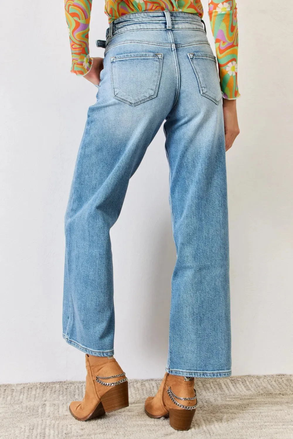 High Waist Wide Leg Jeans