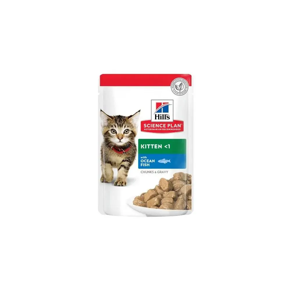 Hill's Science Plan Feline Kitten Ocean Fish Wet Cat Food 85g Single Pouch