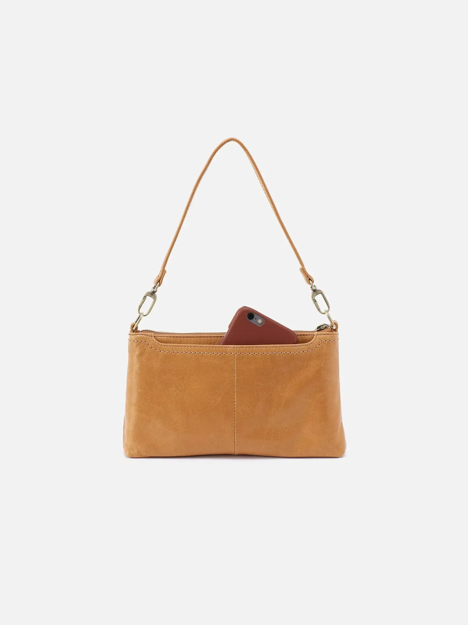 HOBO Darcy Crossbody: Polished Leather