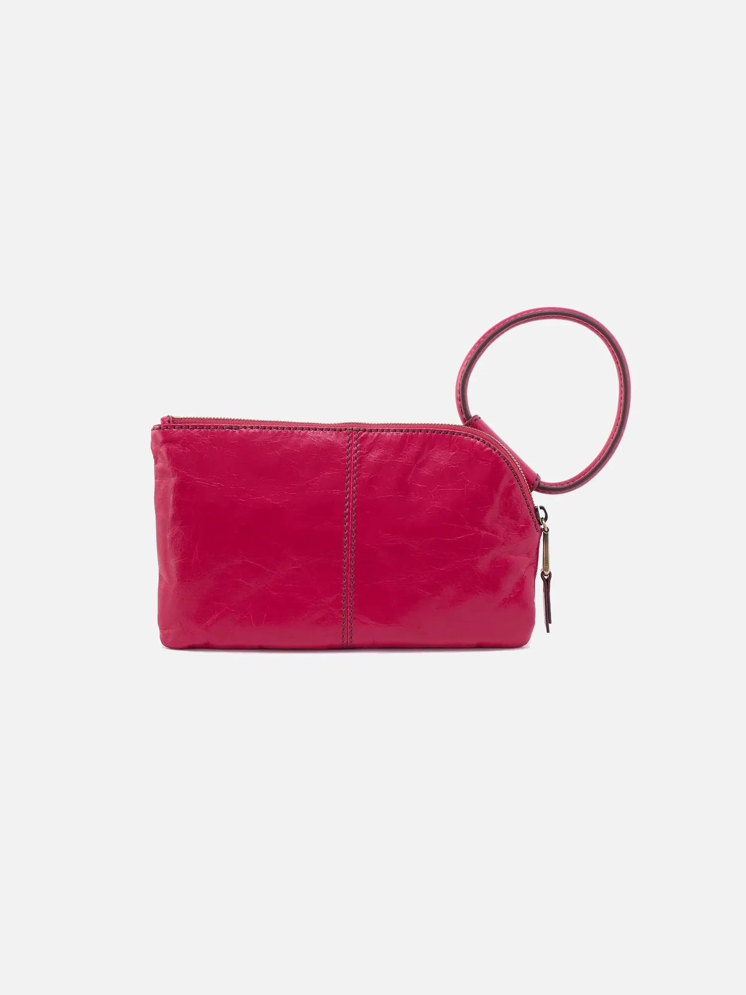 HOBO Sable Wristlet: Polished Leather