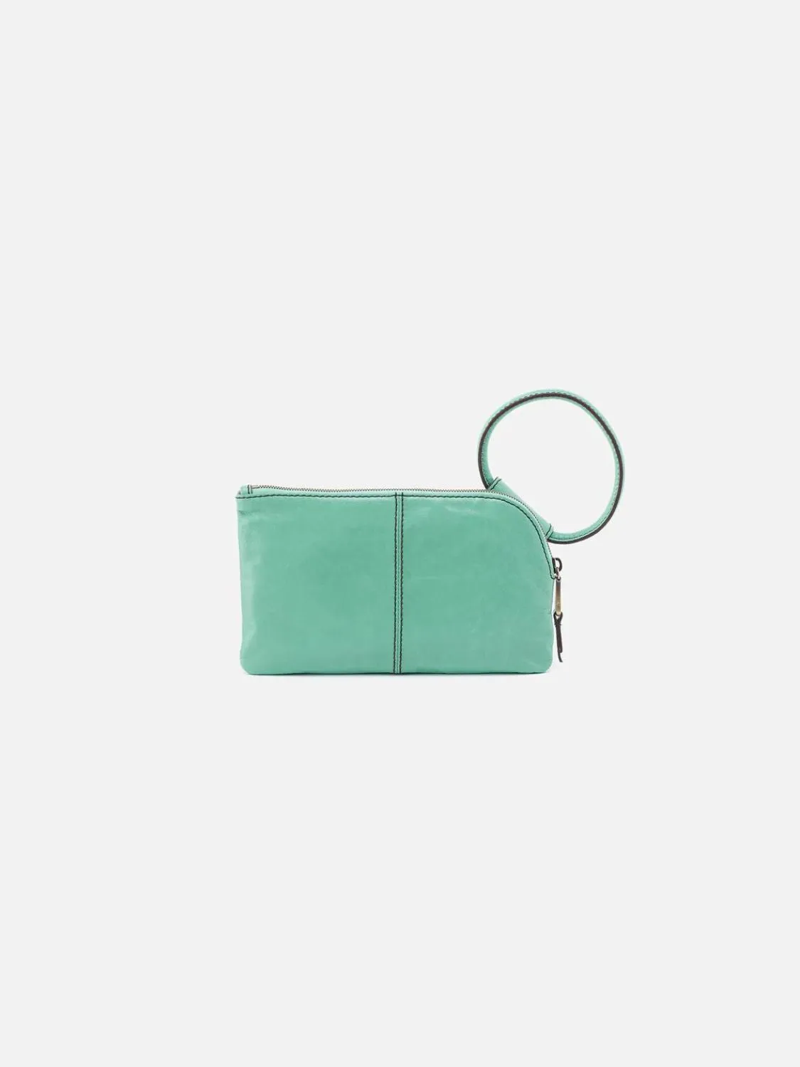 HOBO Sable Wristlet: Polished Leather