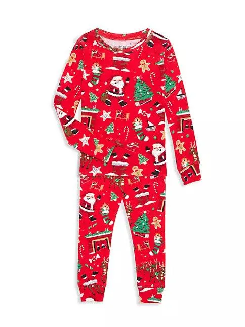 Holiday Pajamas | T'was The Night Before Christmas Pajama and Book Set | Hatley