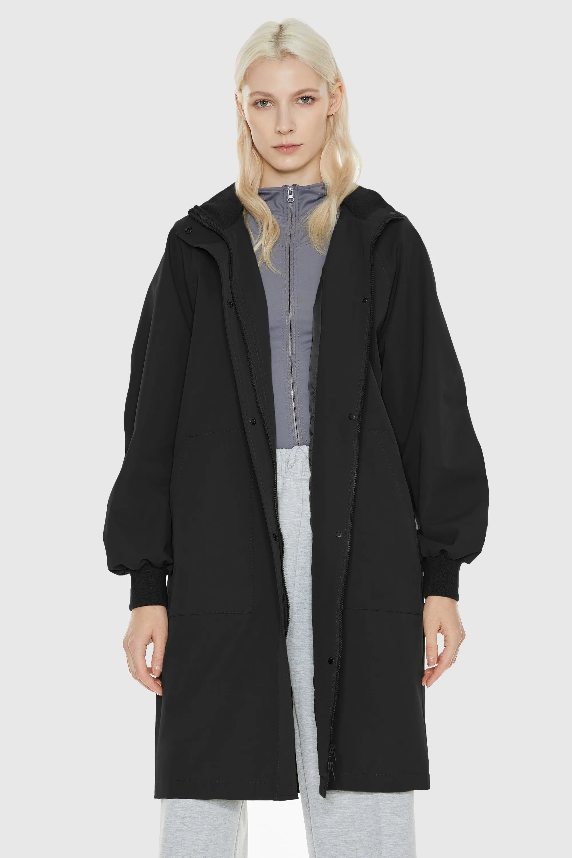 Hooded Belted Trench