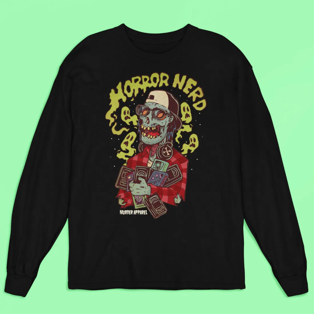 Horror Nerd Long Sleeve Shirt