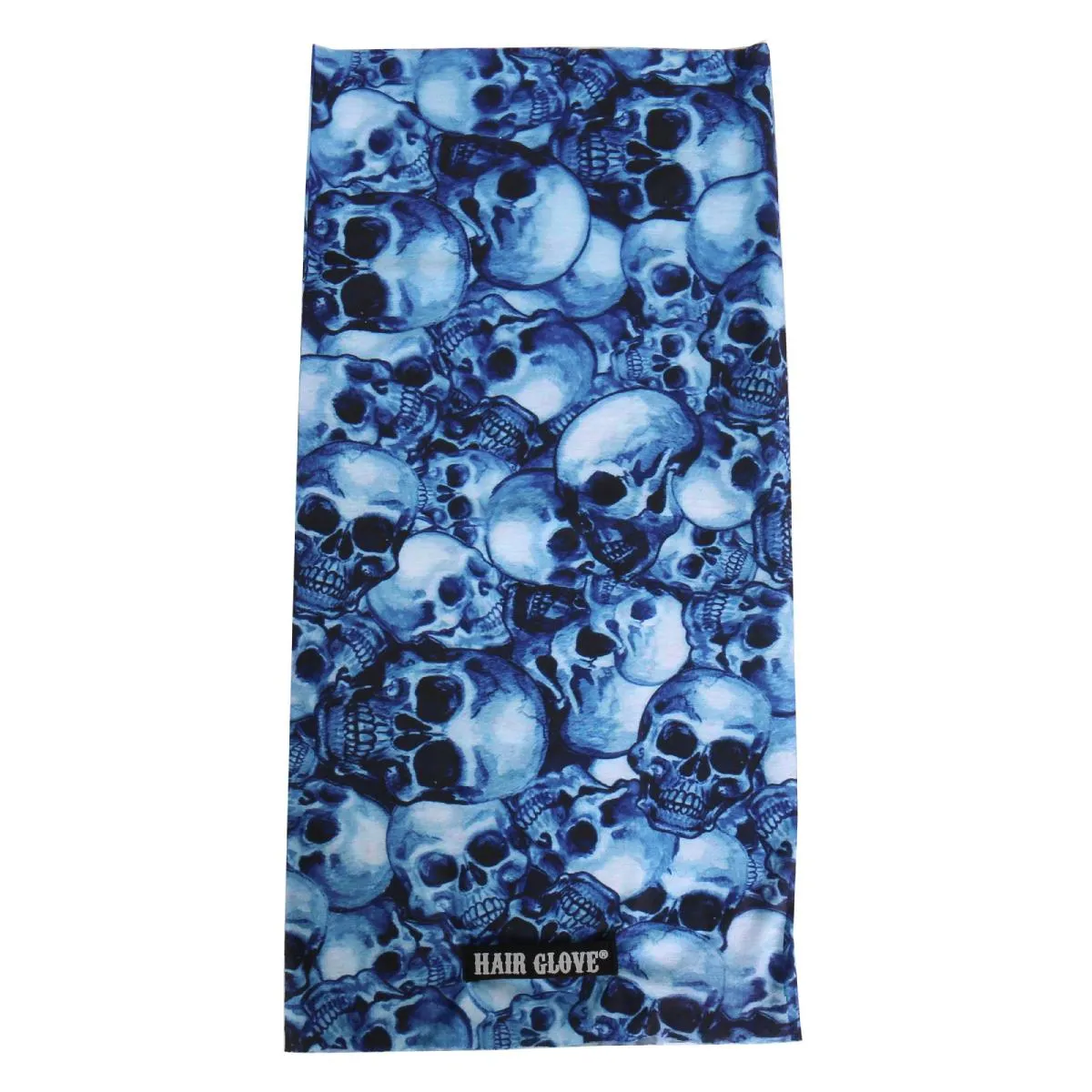 Hot Leathers HWN1003 Blue Skulls EZ Tube