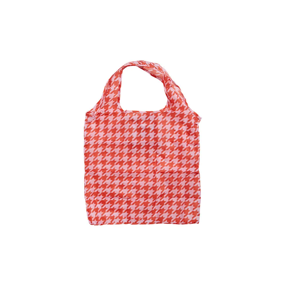 Houndstooth Pocket Shopper