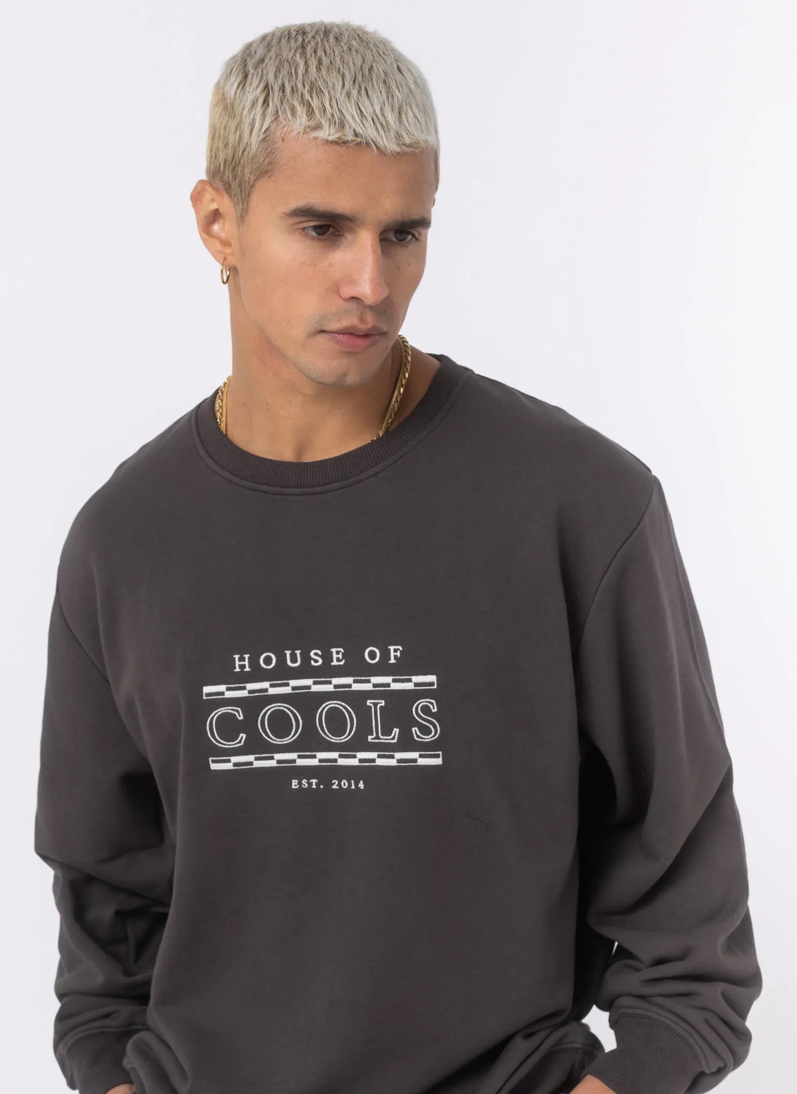 House Sweatshirt Pigment Black