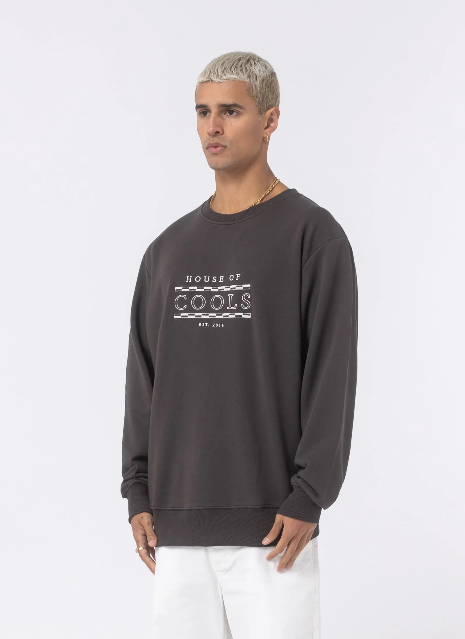 House Sweatshirt Pigment Black