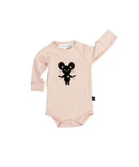 Huxbaby Mouse Long Sleeve Onesie