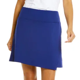 IBKUL Womens Solid Skort - Navy