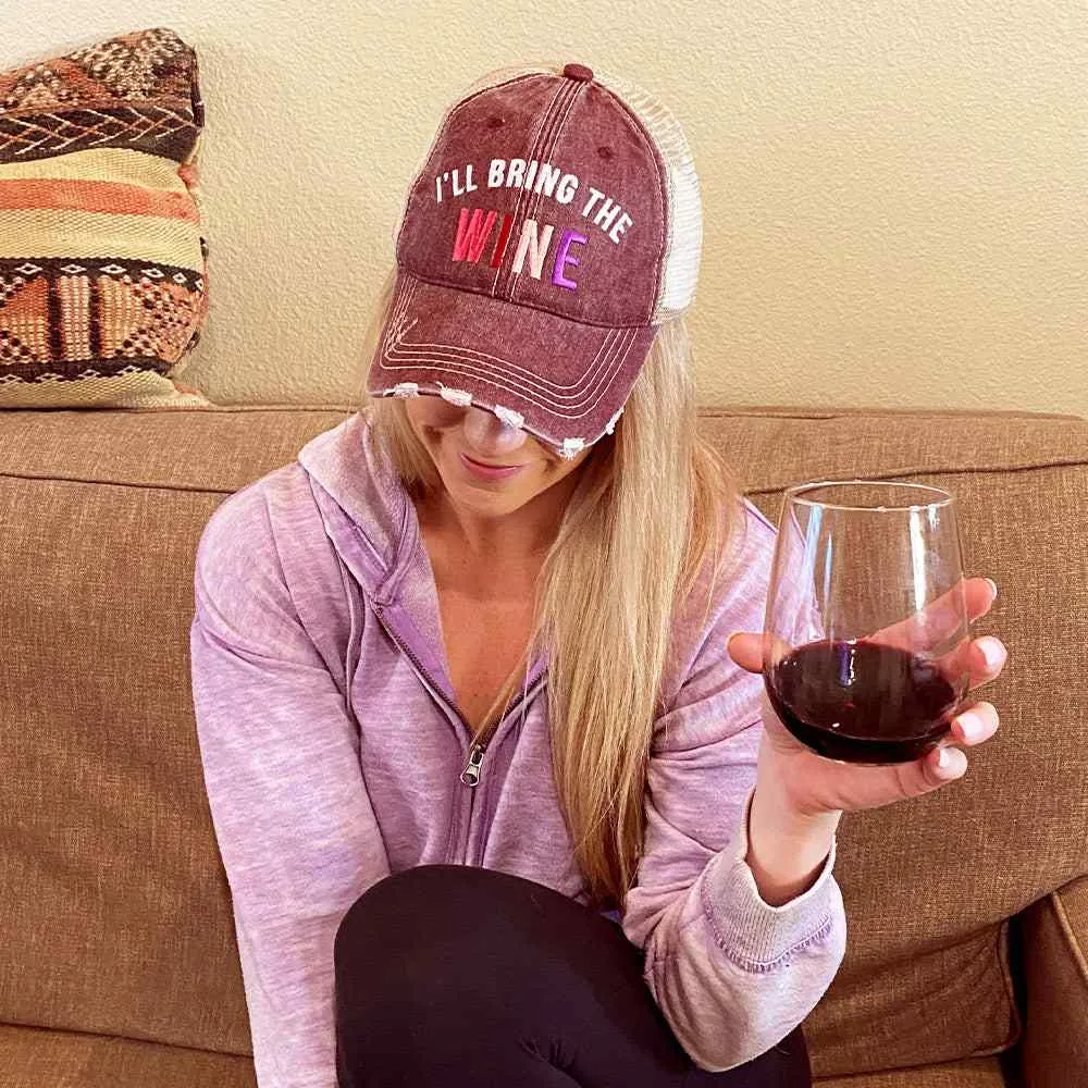 I’ll Bring The Wine Trucker Hat Wholesale Trucker Hats