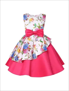 In Full Bloom Tiered Floral Dress