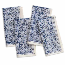 India Hicks Home Pouchette Midnight Shell Napkin | Set of 4