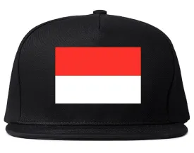 Indonesia Flag Country Printed Snapback Hat Cap