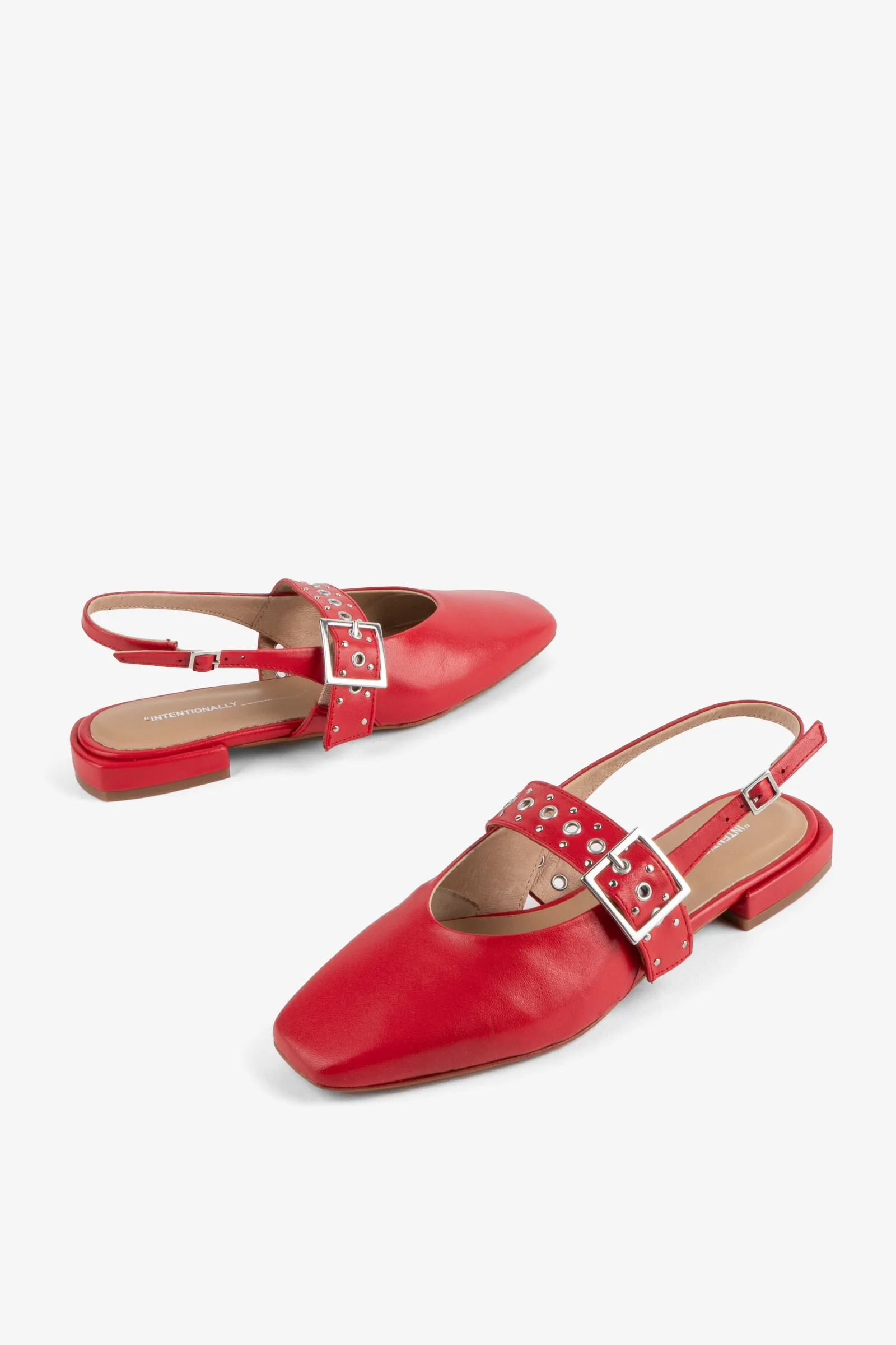 INTENTIONALLY BLANK PEARL BALLET FLAT - CHERRY