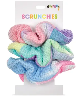 Iscream Tie Dye Waffle Scrunchie Set