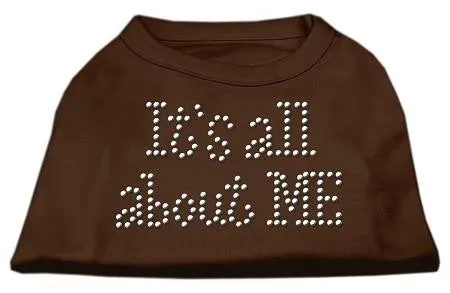 It's All About Me Rhinestone Shirts Brown Med (12)