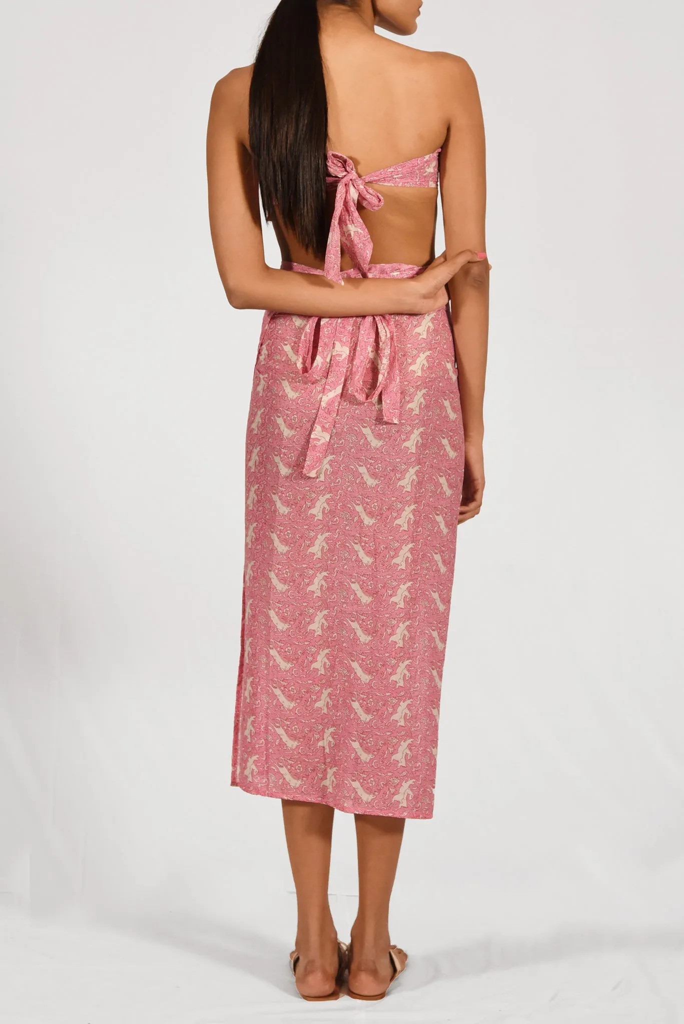 Jaipur Wrap Skirt (Pink)