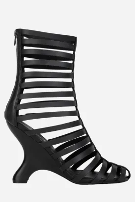 Jeffrey Campbell Santigold Gladiator Boots in Black