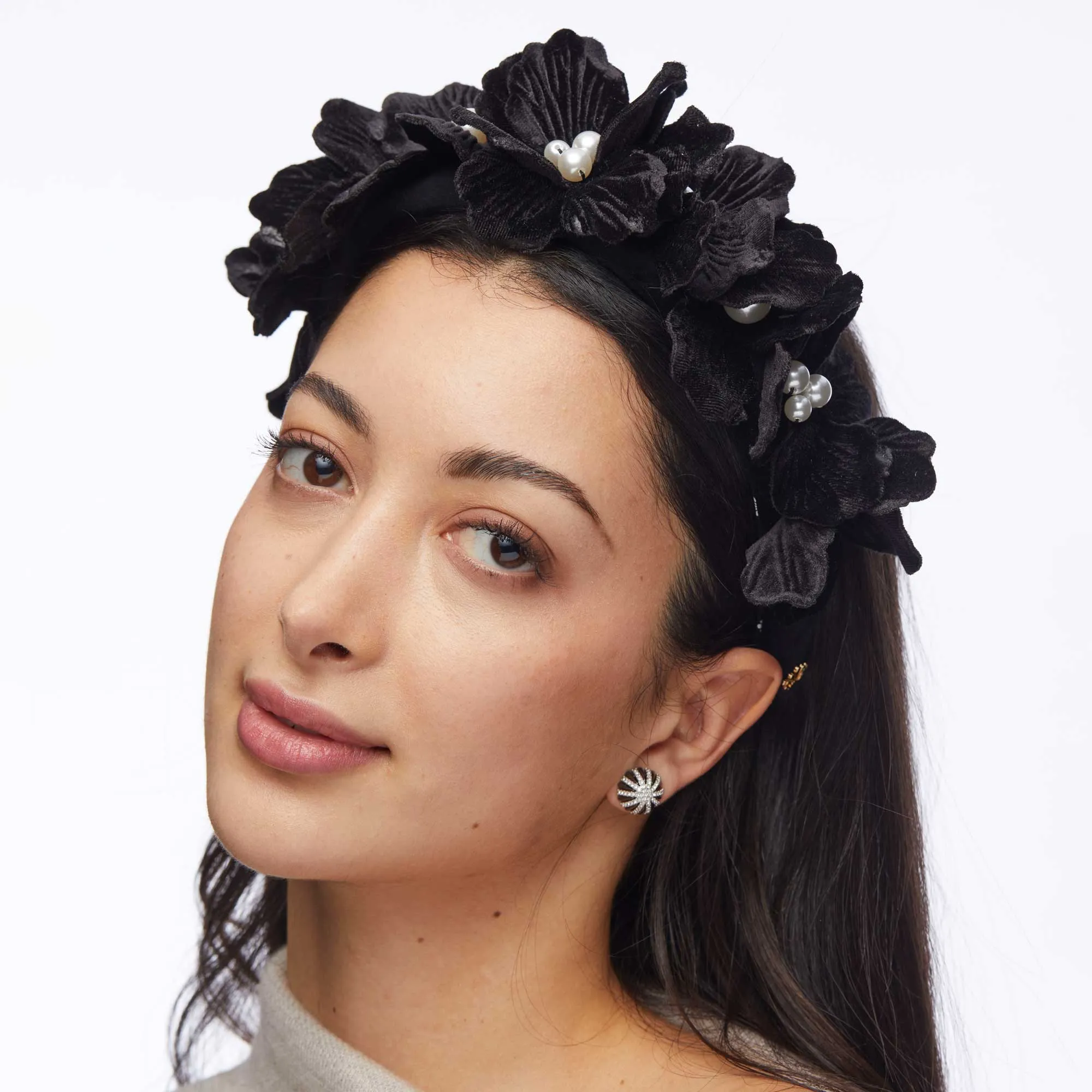 JET MAGNOLIA VELVET HEADBAND