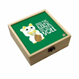 Jewellery Box Makepup Organizer -  May The Luck Be With You