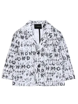 John Richmond- Baby sketch-print cotton blazer