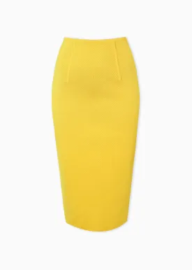 Jolie - Yellow Executive Suit Skirt