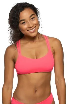 JOLYN Fendrick bikini Top - Hot Pink