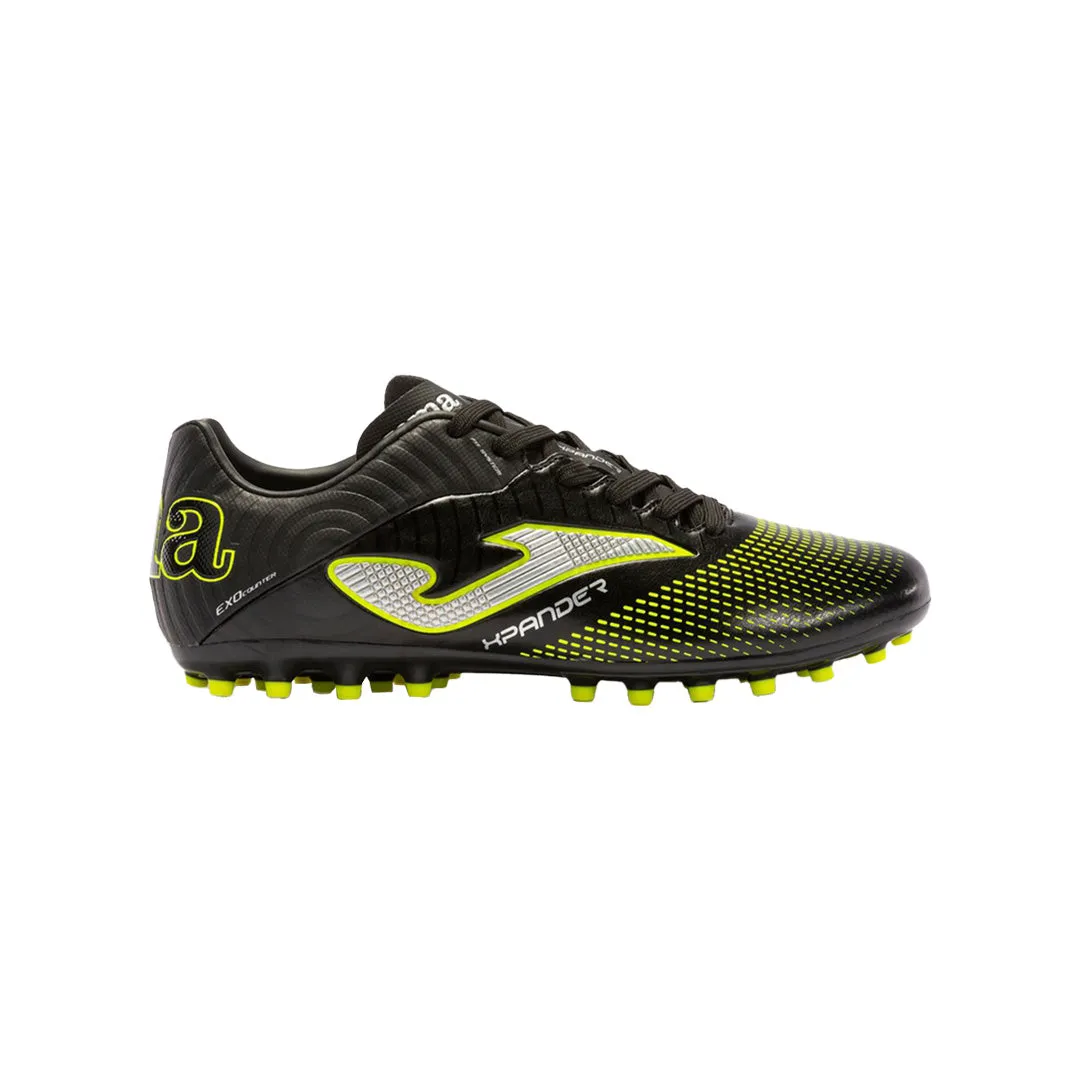 Joma Shoes Xpander 2301 Black Lemon Fluor Artificial Grass Semi-Studded/Turf Boots XPAS2301AG - 38082231-219