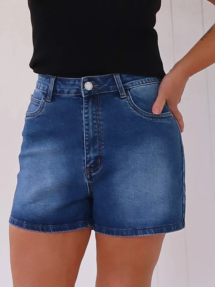 Jude Denim Short- Dark Blue