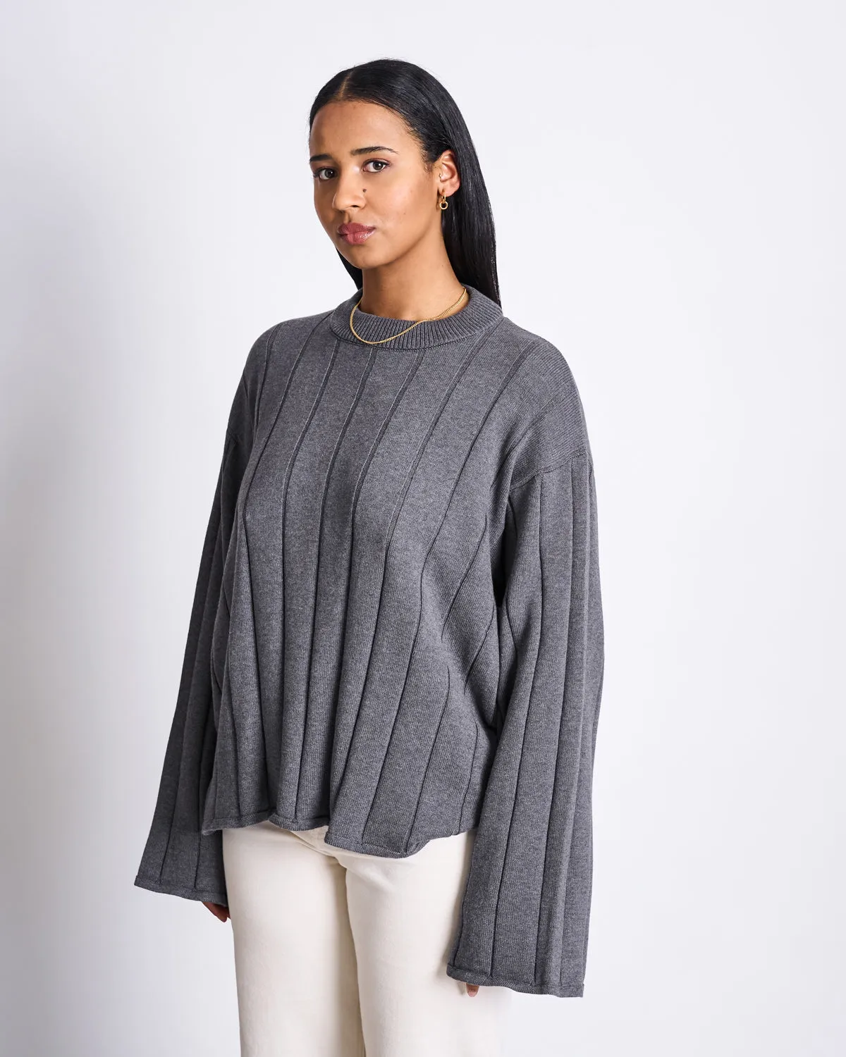 JUMPER TICA DARK GREY GOTS