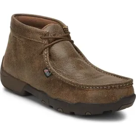 Justin Men's Cappie Steel Toe Work Boot -Tan Bomber- 237