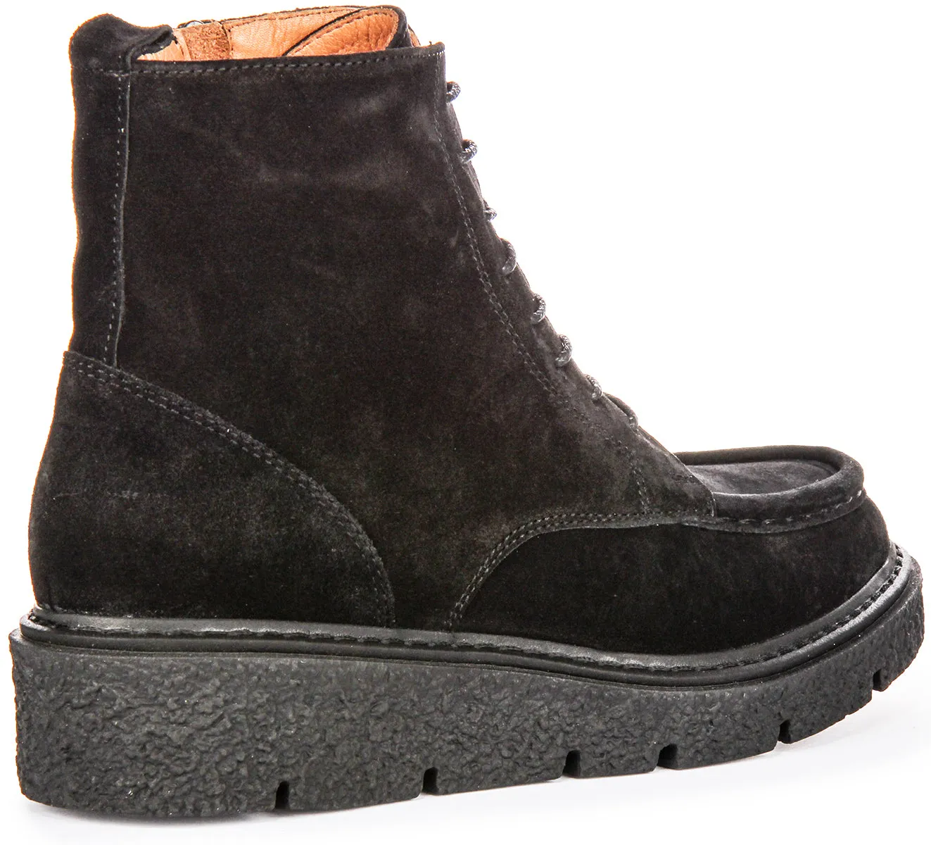 Justinreess England Alani In Black Suede For Women