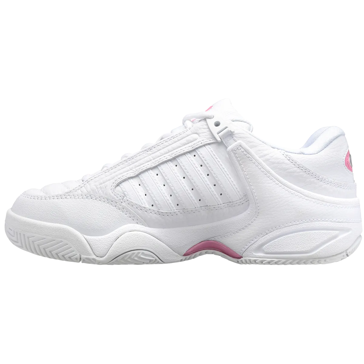 K-Swiss Women's Defier RS Tennis Shoes White Sachet Pink