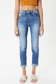 Kancan Ariana High Rise Slim Straight Leg Jeans