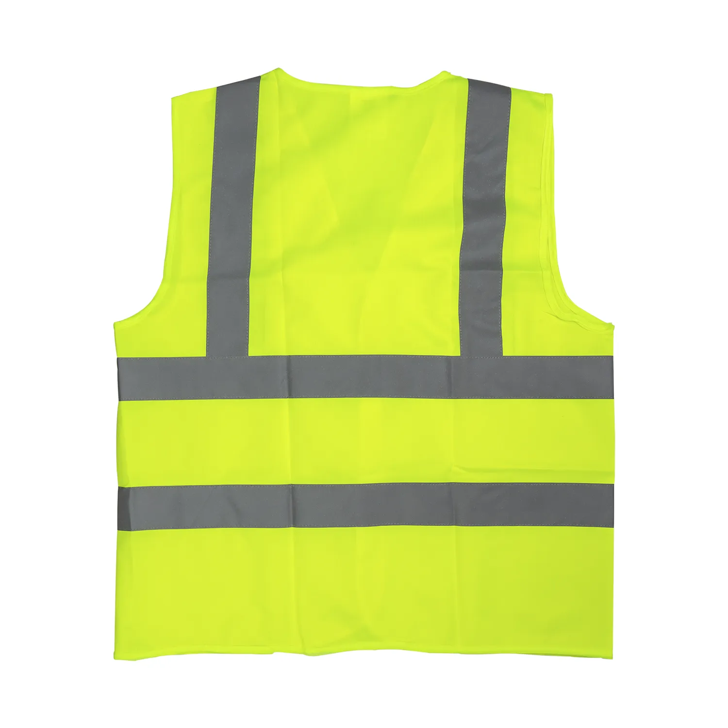 Karat High Visibility Reflective Safety Vest with Velcro Fastening (Yellow), X-Large - 1 pc