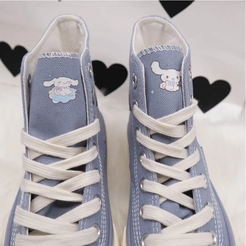 Kawaii Cartoon High Top Canvas Sneakers Shoes SK386