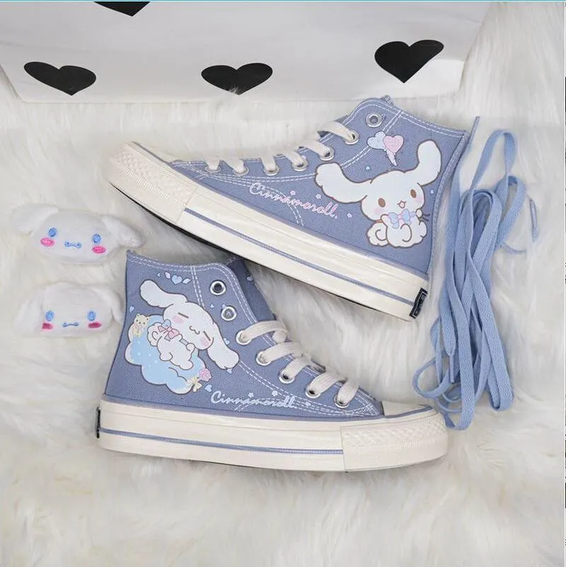 Kawaii Cartoon High Top Canvas Sneakers Shoes SK386