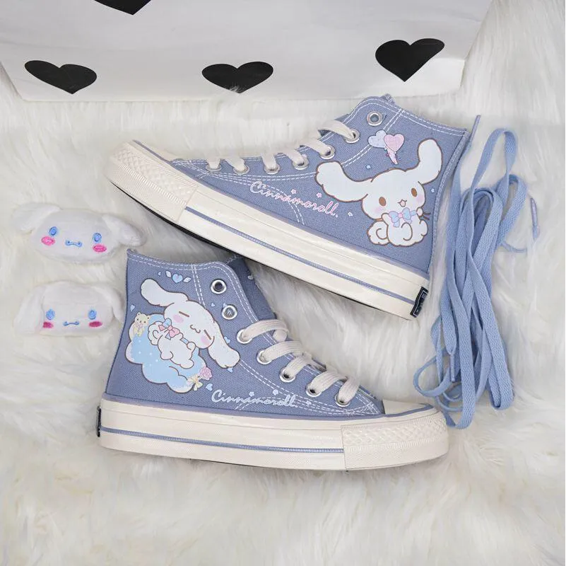 Kawaii Cartoon High Top Canvas Sneakers Shoes SK386