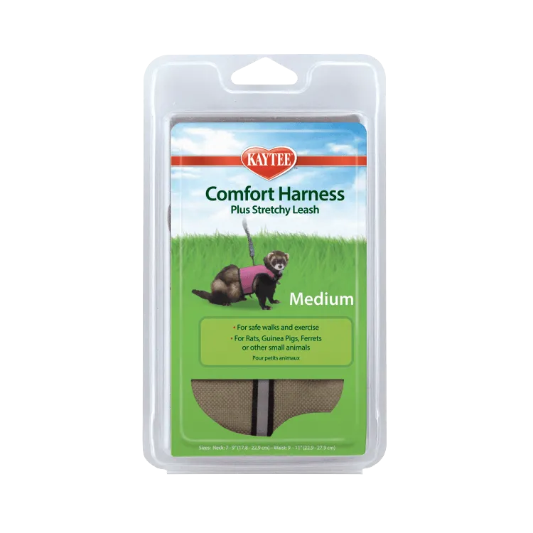 Kaytee Comfort Harness & Stretchy Leash