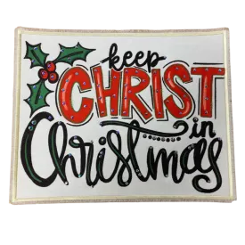 Keep Christ in Christmas Patch