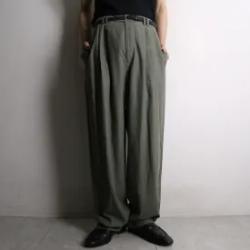 khaki cotton easy pants