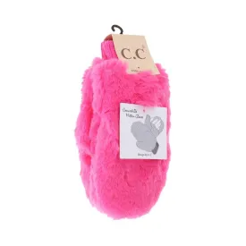 Kids Faux Fur Mittens