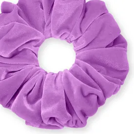 KING SIZE Velvet Scrunchies XXL Oversized Ponytail Holder Made in the USA Lavender