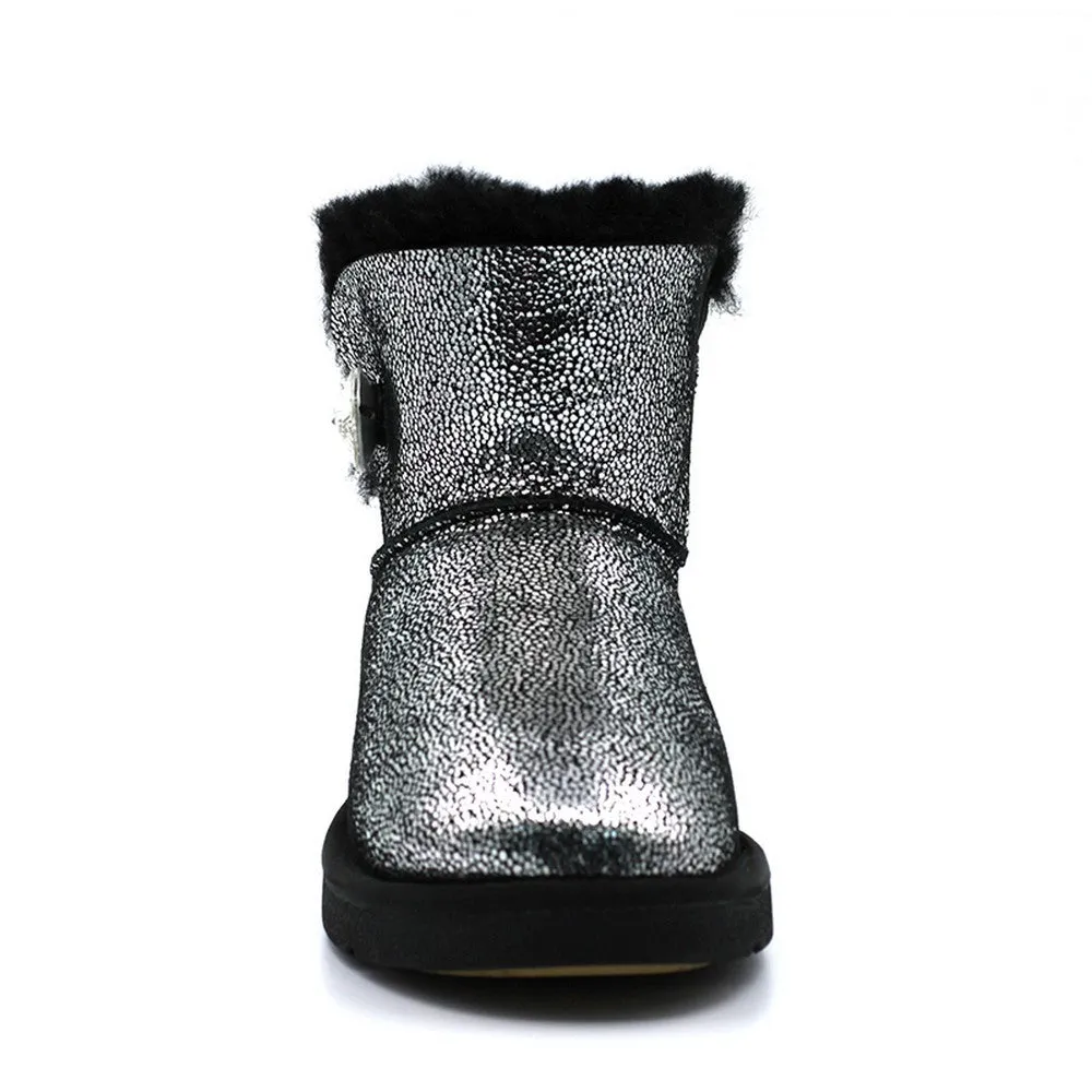 Klara Short Ugg Boot - Black